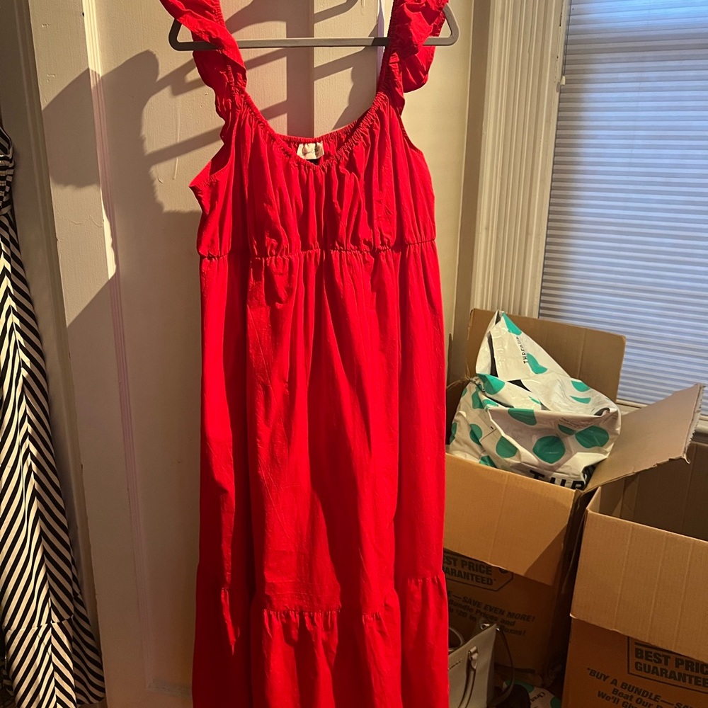 Universal Thread Scarlet Gathered Dress